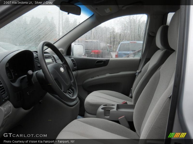 Silver / Gray 2007 Kia Sedona LX