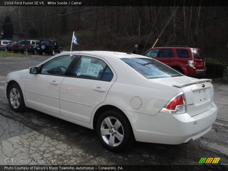 White Suede / Camel 2009 Ford Fusion SE V6