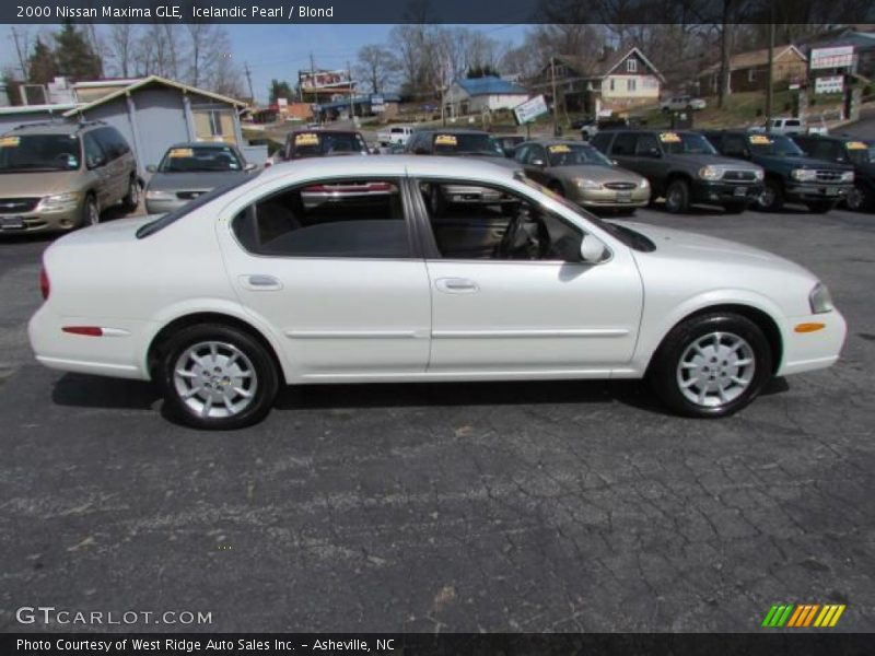 Icelandic Pearl / Blond 2000 Nissan Maxima GLE