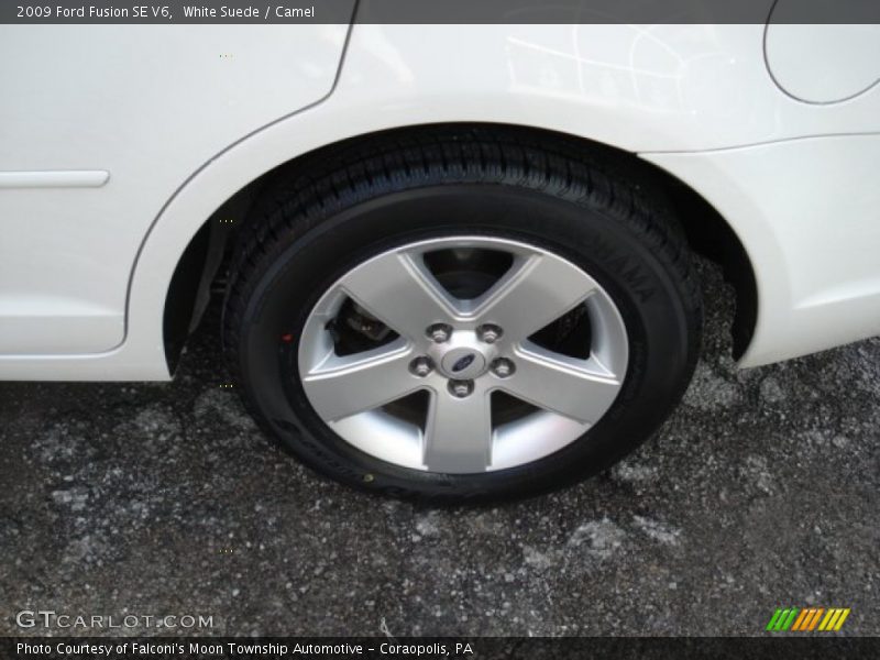 White Suede / Camel 2009 Ford Fusion SE V6