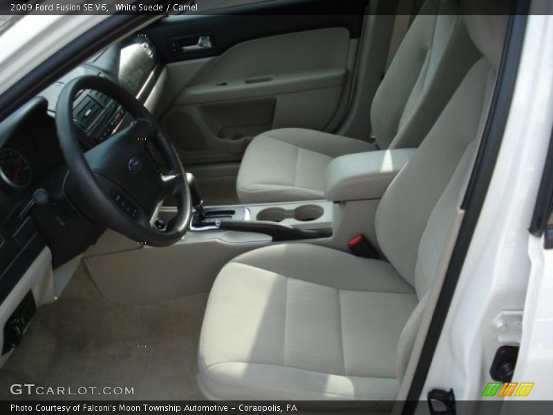 White Suede / Camel 2009 Ford Fusion SE V6