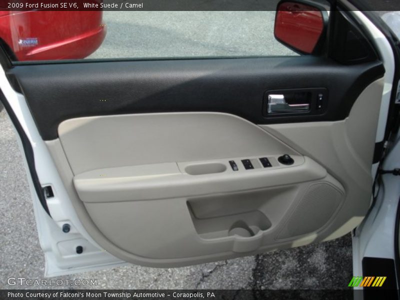 White Suede / Camel 2009 Ford Fusion SE V6