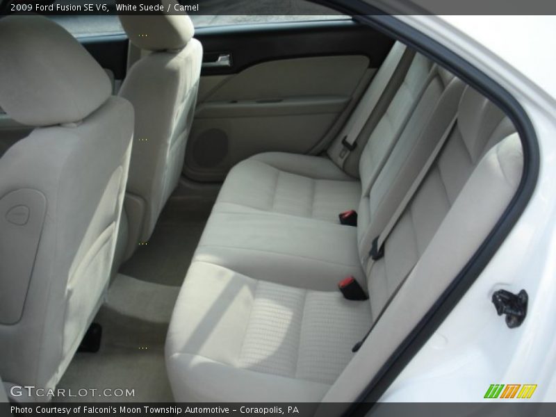 White Suede / Camel 2009 Ford Fusion SE V6