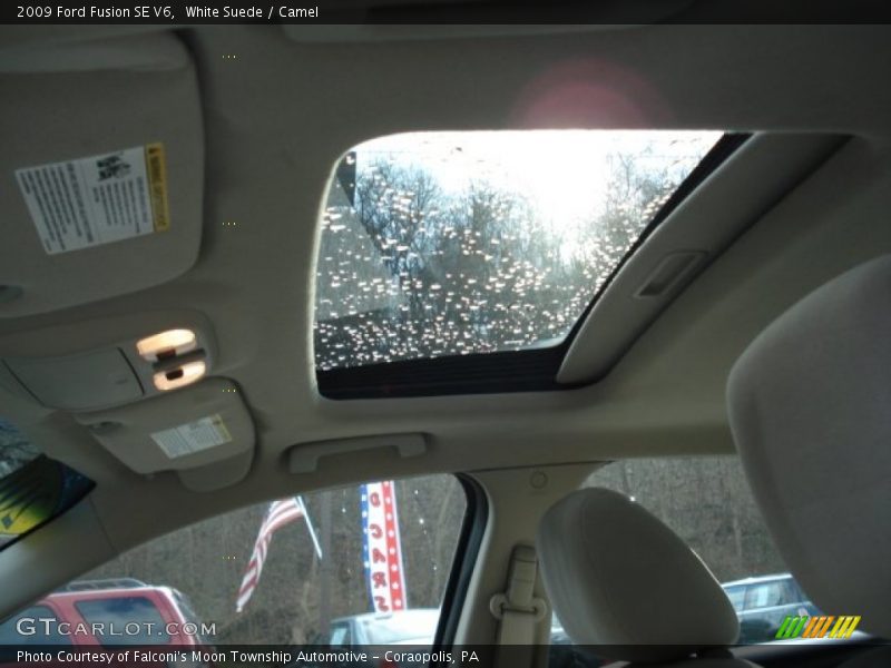 White Suede / Camel 2009 Ford Fusion SE V6