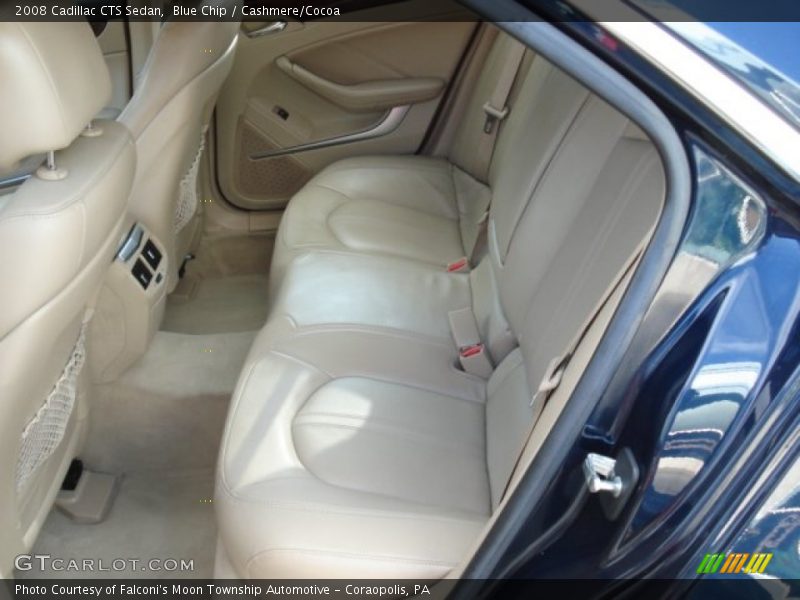 Blue Chip / Cashmere/Cocoa 2008 Cadillac CTS Sedan