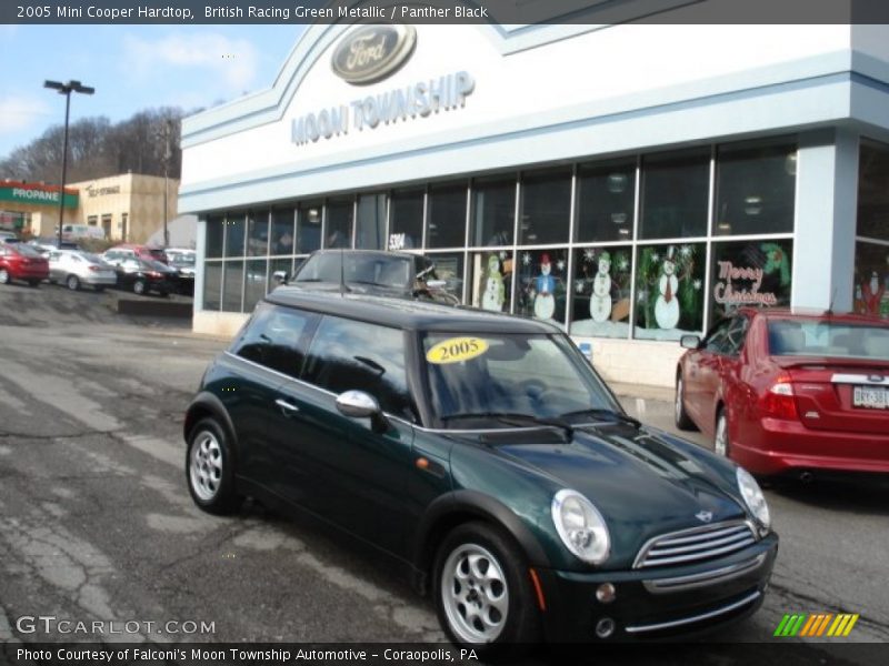 British Racing Green Metallic / Panther Black 2005 Mini Cooper Hardtop