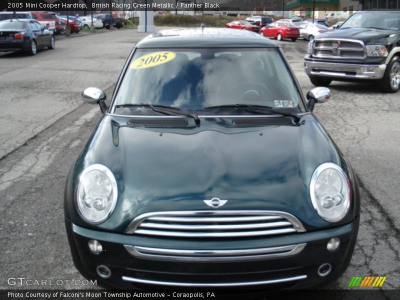 British Racing Green Metallic / Panther Black 2005 Mini Cooper Hardtop