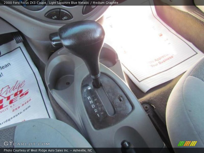 Light Sapphire Blue Metallic / Medium Graphite 2000 Ford Focus ZX3 Coupe