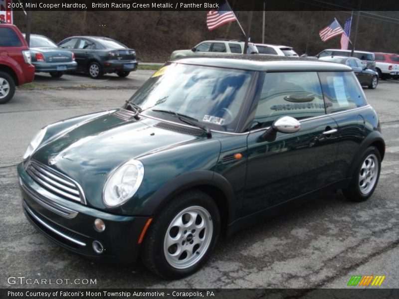 British Racing Green Metallic / Panther Black 2005 Mini Cooper Hardtop