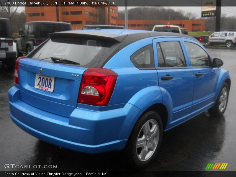 Surf Blue Pearl / Dark Slate Gray/Blue 2008 Dodge Caliber SXT