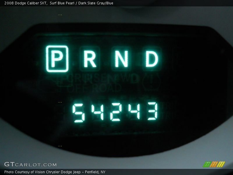 Surf Blue Pearl / Dark Slate Gray/Blue 2008 Dodge Caliber SXT