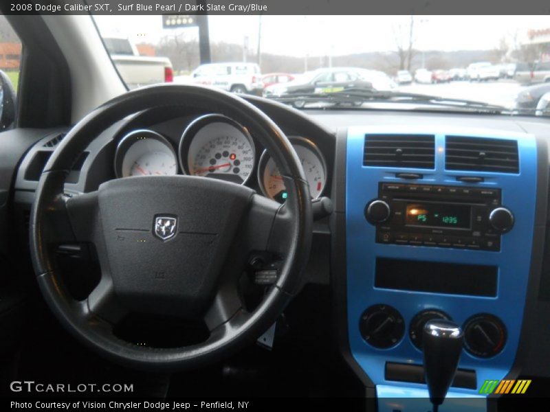 Surf Blue Pearl / Dark Slate Gray/Blue 2008 Dodge Caliber SXT