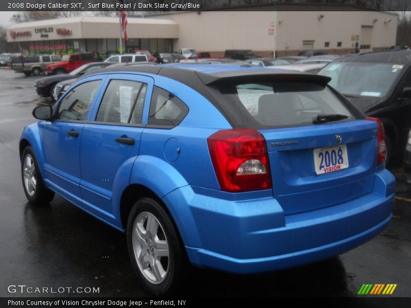 Surf Blue Pearl / Dark Slate Gray/Blue 2008 Dodge Caliber SXT