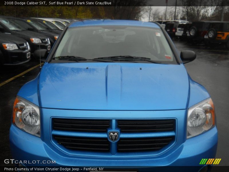 Surf Blue Pearl / Dark Slate Gray/Blue 2008 Dodge Caliber SXT