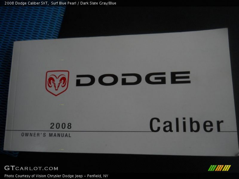 Surf Blue Pearl / Dark Slate Gray/Blue 2008 Dodge Caliber SXT
