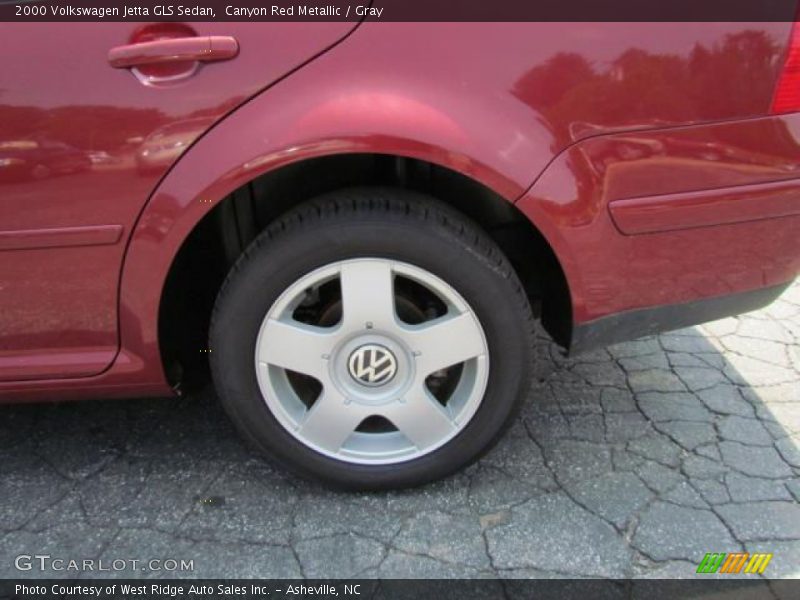 Canyon Red Metallic / Gray 2000 Volkswagen Jetta GLS Sedan