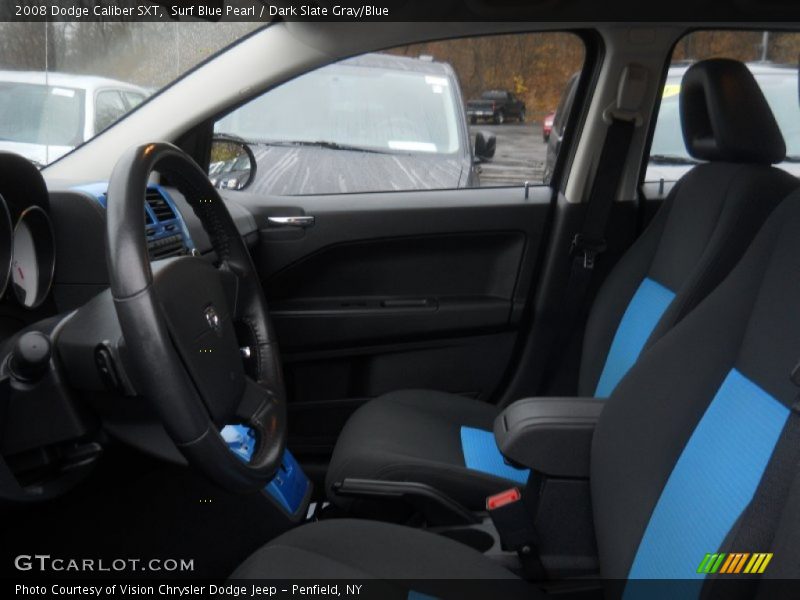 Surf Blue Pearl / Dark Slate Gray/Blue 2008 Dodge Caliber SXT