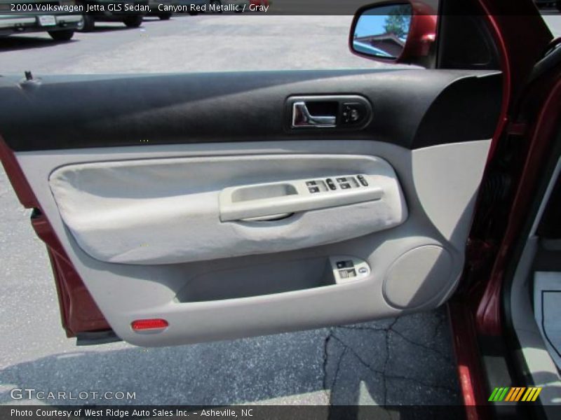 Canyon Red Metallic / Gray 2000 Volkswagen Jetta GLS Sedan