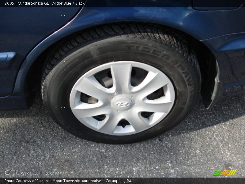 Ardor Blue / Black 2005 Hyundai Sonata GL
