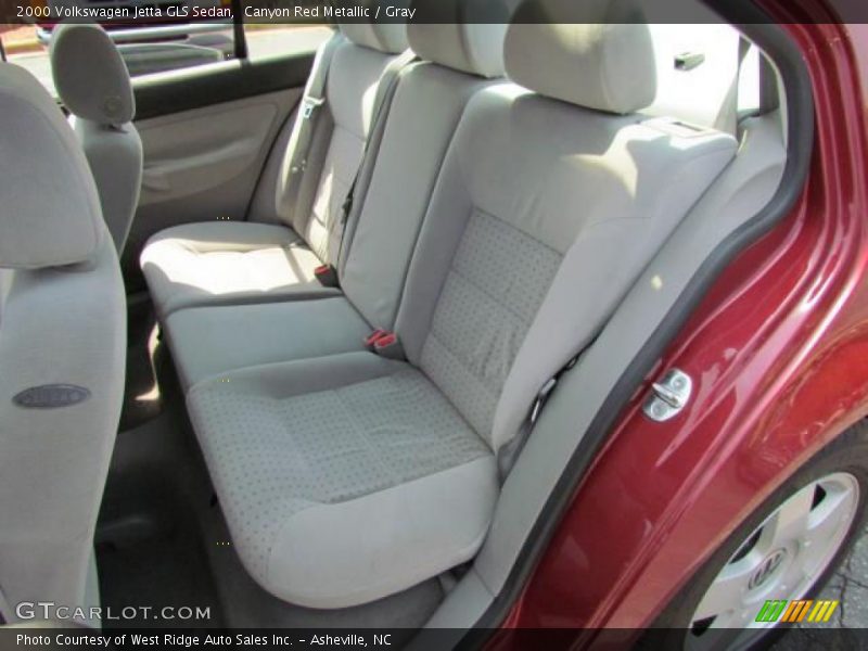 Canyon Red Metallic / Gray 2000 Volkswagen Jetta GLS Sedan