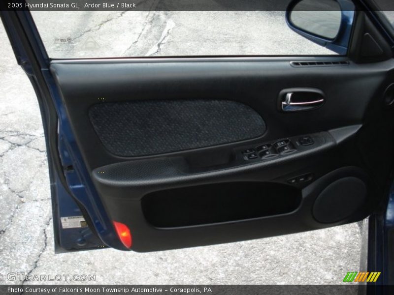 Ardor Blue / Black 2005 Hyundai Sonata GL