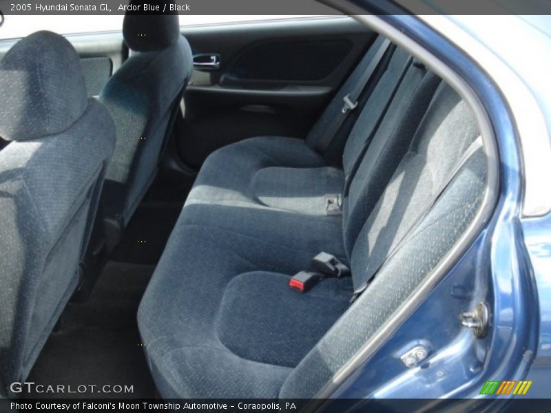 Ardor Blue / Black 2005 Hyundai Sonata GL