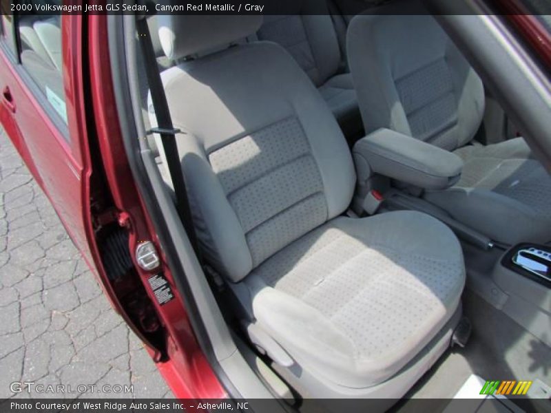 Canyon Red Metallic / Gray 2000 Volkswagen Jetta GLS Sedan