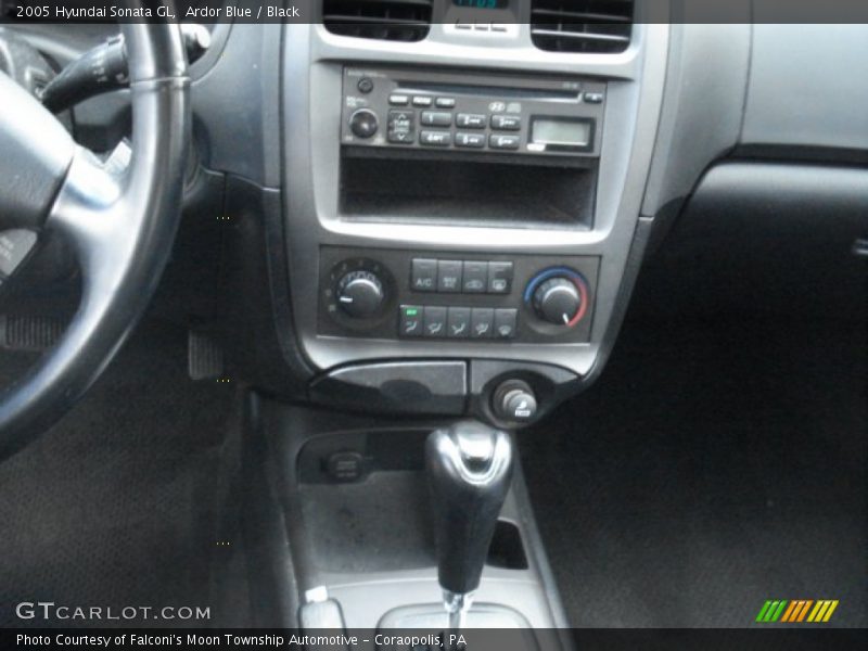 Ardor Blue / Black 2005 Hyundai Sonata GL