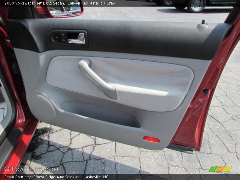 Canyon Red Metallic / Gray 2000 Volkswagen Jetta GLS Sedan