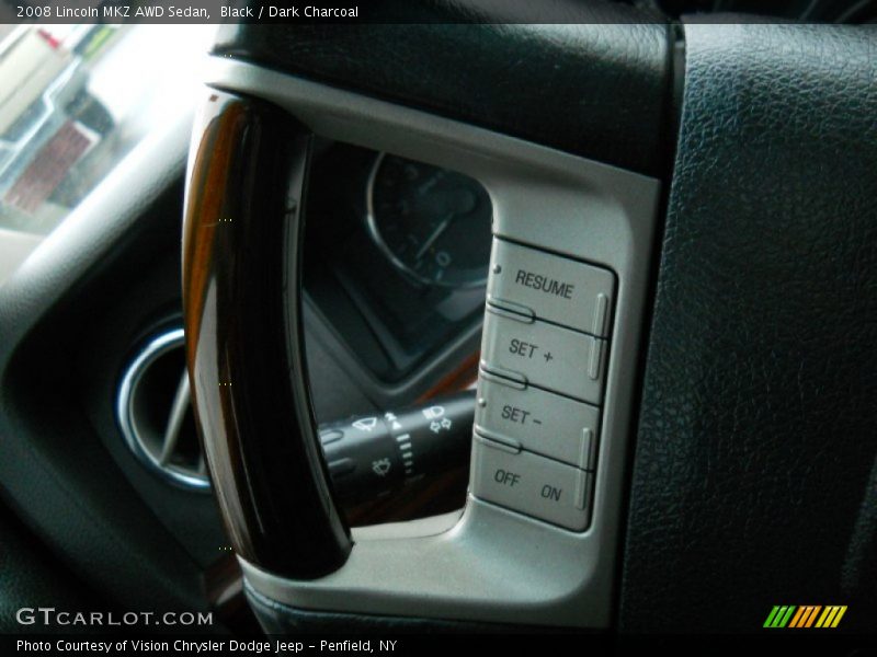 Black / Dark Charcoal 2008 Lincoln MKZ AWD Sedan