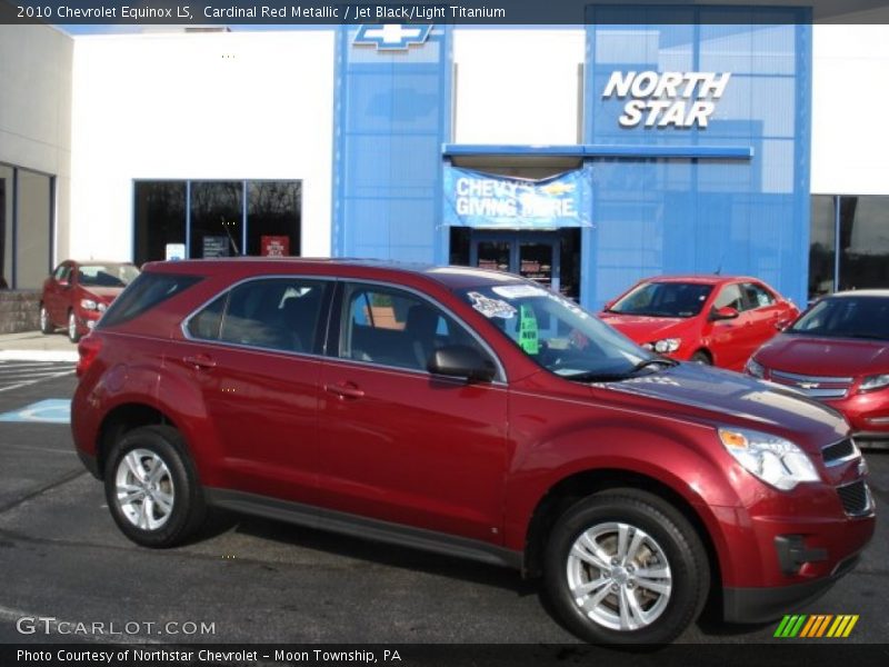 Cardinal Red Metallic / Jet Black/Light Titanium 2010 Chevrolet Equinox LS