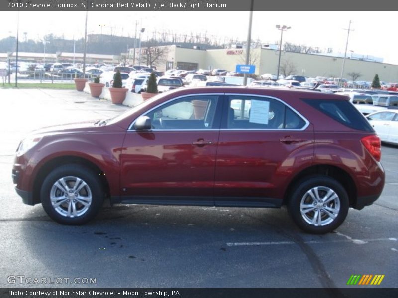 Cardinal Red Metallic / Jet Black/Light Titanium 2010 Chevrolet Equinox LS