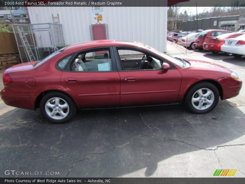 Toreador Red Metallic / Medium Graphite 2000 Ford Taurus SES
