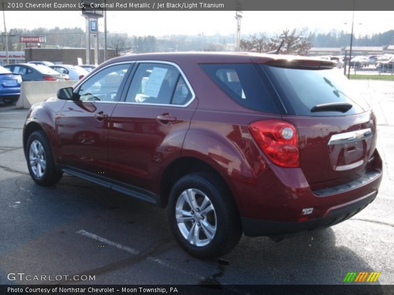 Cardinal Red Metallic / Jet Black/Light Titanium 2010 Chevrolet Equinox LS