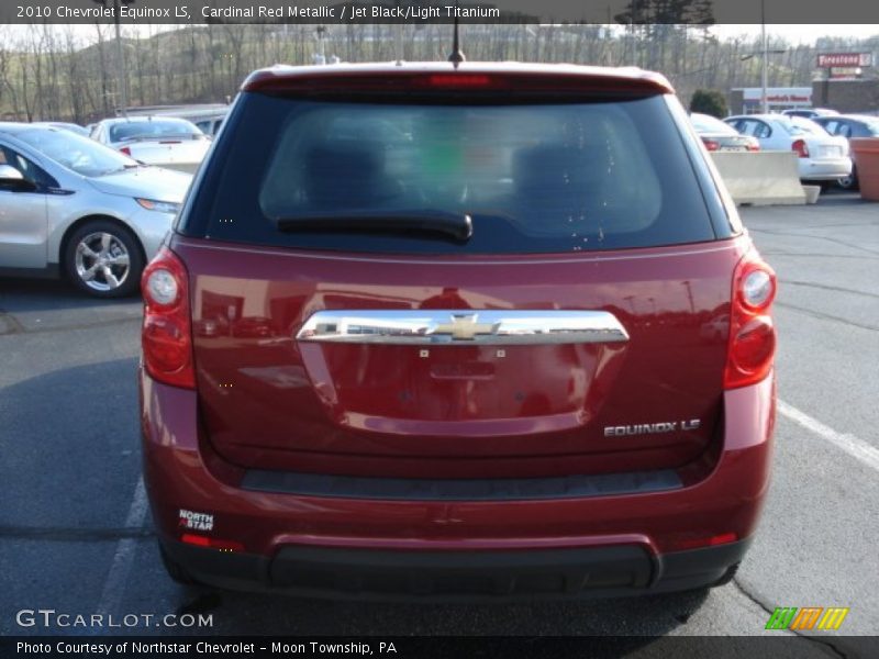 Cardinal Red Metallic / Jet Black/Light Titanium 2010 Chevrolet Equinox LS