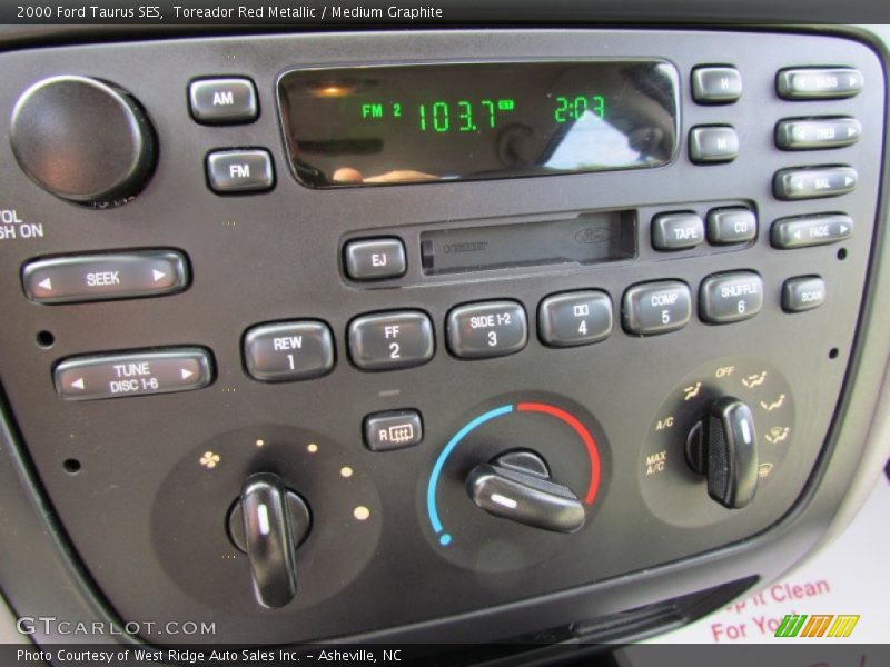 Toreador Red Metallic / Medium Graphite 2000 Ford Taurus SES