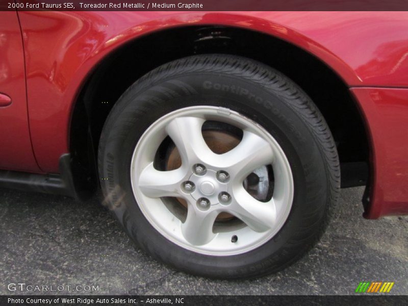 Toreador Red Metallic / Medium Graphite 2000 Ford Taurus SES