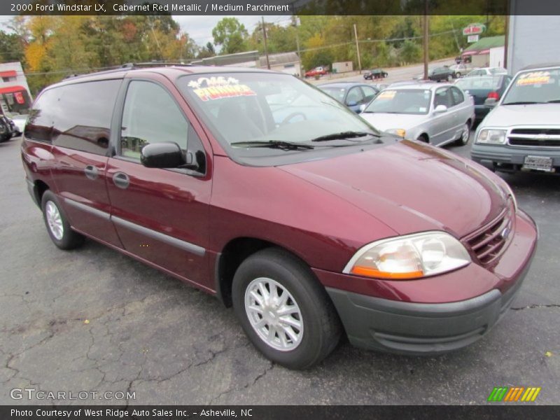 Cabernet Red Metallic / Medium Parchment 2000 Ford Windstar LX