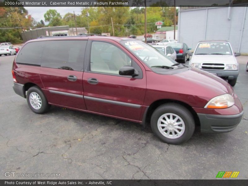 Cabernet Red Metallic / Medium Parchment 2000 Ford Windstar LX