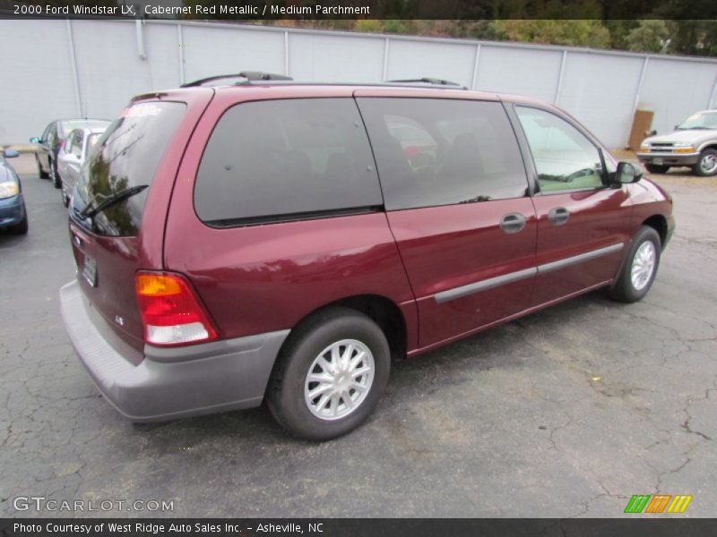 Cabernet Red Metallic / Medium Parchment 2000 Ford Windstar LX
