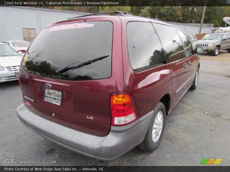 Cabernet Red Metallic / Medium Parchment 2000 Ford Windstar LX