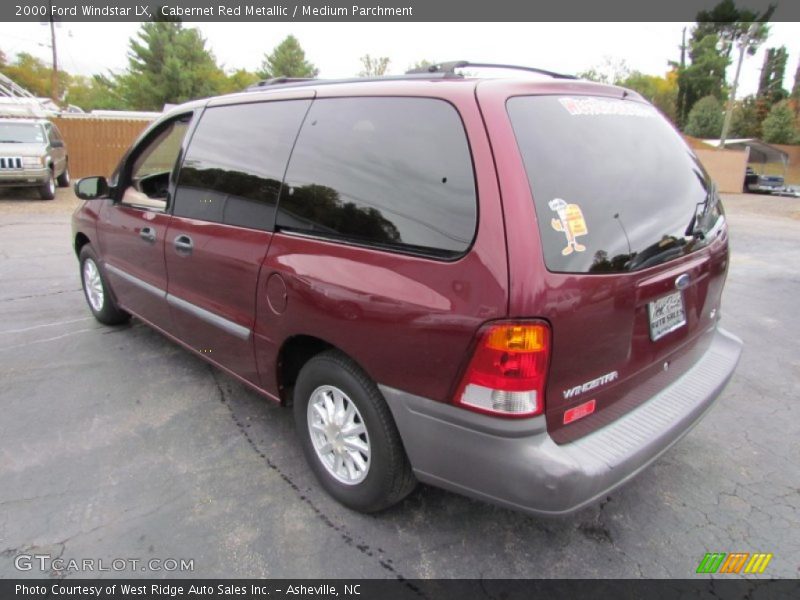 Cabernet Red Metallic / Medium Parchment 2000 Ford Windstar LX