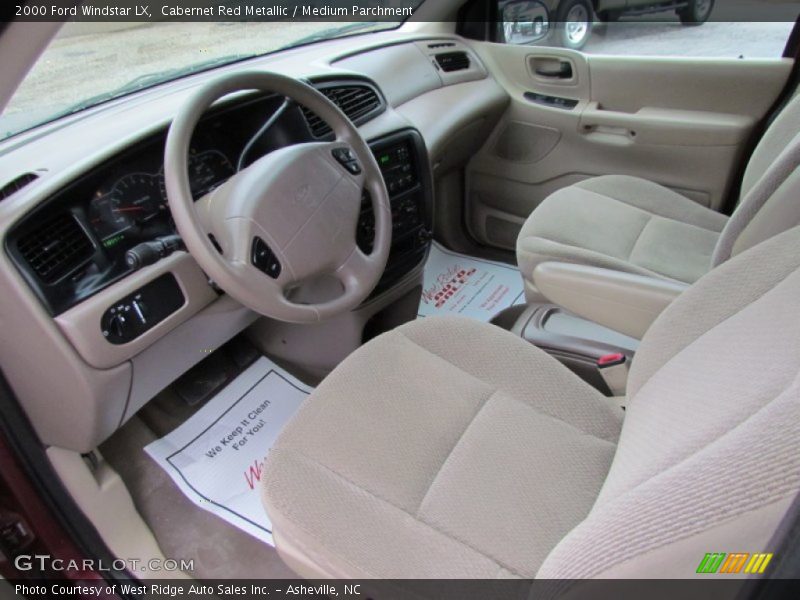 Cabernet Red Metallic / Medium Parchment 2000 Ford Windstar LX