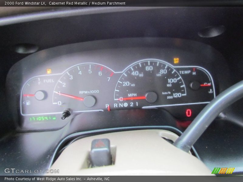 Cabernet Red Metallic / Medium Parchment 2000 Ford Windstar LX