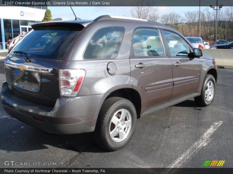 Granite Gray Metallic / Dark Gray 2007 Chevrolet Equinox LS