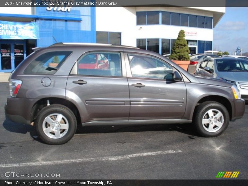 Granite Gray Metallic / Dark Gray 2007 Chevrolet Equinox LS