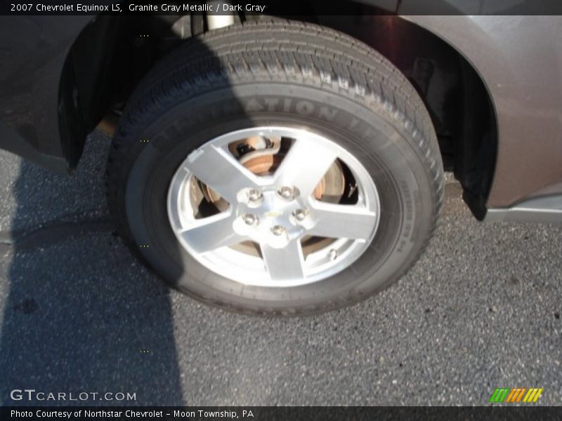 Granite Gray Metallic / Dark Gray 2007 Chevrolet Equinox LS