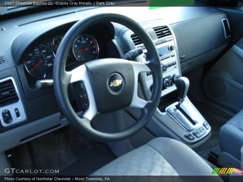 Granite Gray Metallic / Dark Gray 2007 Chevrolet Equinox LS
