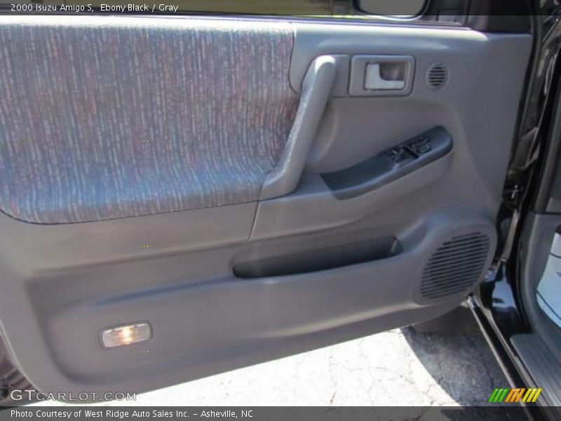 Ebony Black / Gray 2000 Isuzu Amigo S
