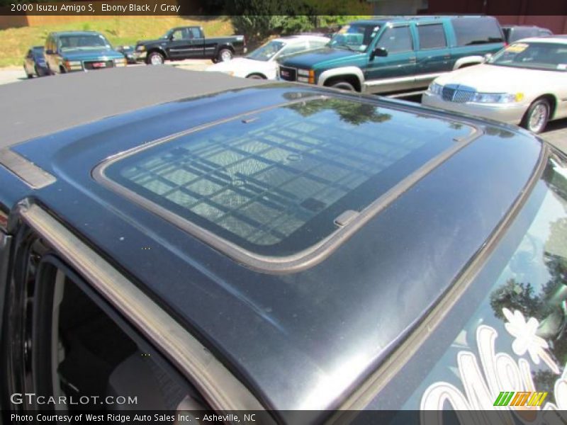 Ebony Black / Gray 2000 Isuzu Amigo S